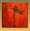 11 - red palm - William Spencer III - paintings